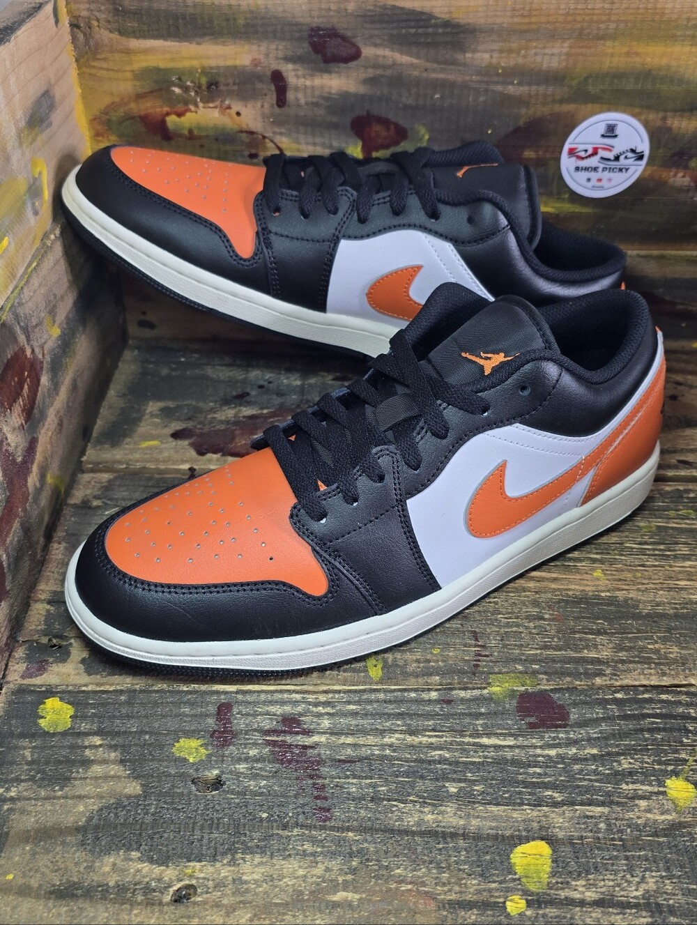 Nike Air Jordan 1 Low Shattered Backboard‎ 553558-081 Men’s Size 11 BRAND NEW